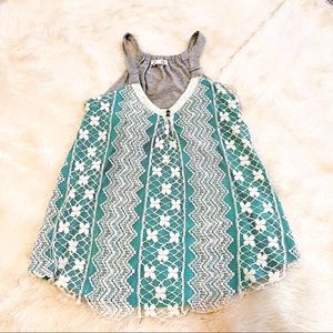 4/$25 Rewind | lace detailed tank top size extra small